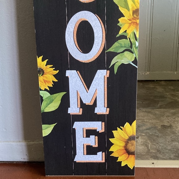 NWT- 48” Vertical Wooden Sunflower 🌻 Glittered WELCOME Fall Decor Sign - Picture 8 of 17
